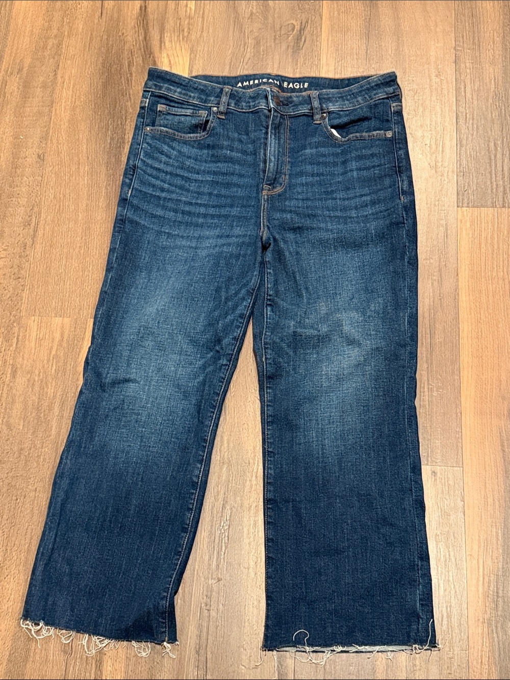 American Eagle Outfitters Dark Wash Crop Kicks